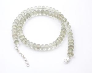 Collar de piedras preciosas hecho a mano con cuentas facetadas Rondelle hebra de joyería para mujeres diseñadores de joyas y venta al por mayor - Product Image 5