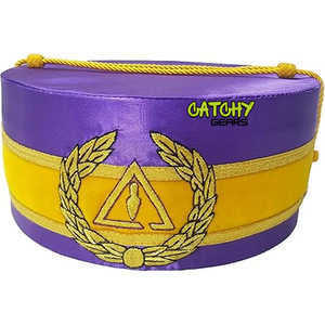 Masonic regalia Royal Arch puh.p หมวกมงกุฎปักลายด้วยมือคุณภาพสูงผลิตตามสั่ง2025ใหม่เอี่ยมหมวกมงกุฏ - Product Image 5