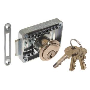 ZMB-3 LOB de serrure de meubles, nickel - Product Image 1