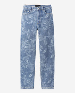 Jean droit taille haute style Lolita pour filles, nouvelle conception, respirant, léger, de haute qualité, article tendance - Product Image 3