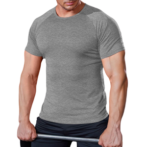 Camiseta amigable con la piel para hombre, producto personalizado de timbre de alta calidad, camiseta de tela elástica con cuello redondo en blanco para hombre - Product Image 5