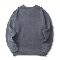 Pull d'hiver décontracté pour homme avec tissu tricoté respirant pour un confort durable Pull en tricot de style moderne pour homme