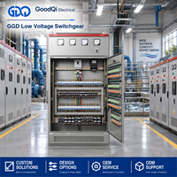 Armoire de distribution d'énergie basse tension GGD certifiée CQC, protection IP40 en métal pour projets industriels et commerciaux