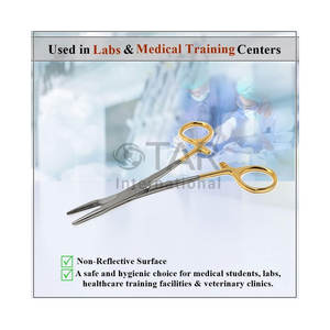 Portaagujas Olsen Hegar con Tijeras Integradas, Mordazas Serradas, Anillos de Control de Presión y Agarre Firme, Instrumentos Médicos - Product Image 6