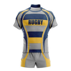 Maillot de rugby personnalisé en polyester pour équipes nationales, version sublimation, uniforme de match de rugby - Product Image 6