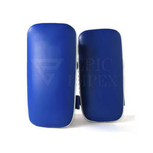Gran oferta de almohadillas de patada tailandesas de alta calidad para boxeo y entrenamiento MMA cuero Focus Punch Shield Kicking Pads equipo de protección - Product Image 6