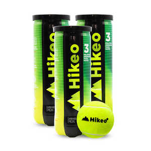 Balles de padel pressurisées, 9 balles dans 3 tubes de 3 pièces, équipement de pickleball pour une utilisation en intérieur et en extérieur - Product Image 1