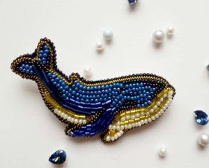 พวงกุญแจรูปปลาลูกปัดอัลลอยทำด้วยมือ & กระเป๋าลายดอกไม้สีสันสดใสชุดรูปแบบมหาสมุทรกันน้ำของขวัญที่ทนทานสำหรับเธอ - Product Image 6