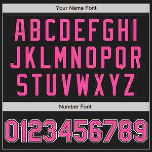 Noir rose lettres personnalisé Sublimation 2 boutons Baseball Softball Jersey 100% Polyester antibactérien séchage rapide en gros - Product Image 5