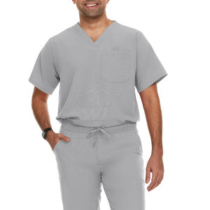 Uniforme de Hospital Transpirable y Ligero para Hombre con Bolsillo Funcional, Camisa de Trabajo y Pantalones con Espacio de Almacenamiento para Actividades Diarias - Product Image 5