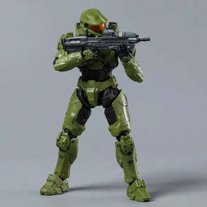 New 30 cm Plastic <b>Action</b> <b>Figures</b> Set Robot Toy Figurines Model Toy of Halo Master Chief for Decorative Purpose - Product Image 6