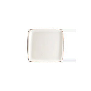 Plato Cuadrado de Porcelana Bonna Retro Moove de 22x20 cm, Diseño Nostálgico para Servir y Presentar en Fiestas Modernas - Product Image 1