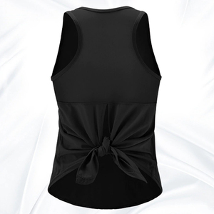 เสื้อกล้ามออกกำลังกายสำหรับผู้หญิงน้ำหนักเบาแห้งเร็วป้องกันการหดตัวระบายอากาศได้เสื้อผ้าเล่นกีฬาโยคะฟิตเนสพิมพ์โลโก้ด้านหน้า - Product Image 3