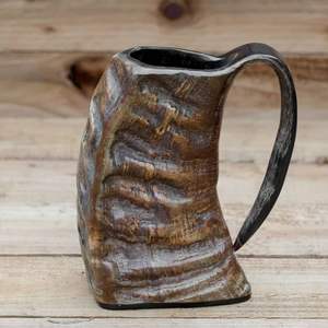 GIVE POLI FABRIQUÉ À LA MAIN VIKING CORNE À Boire BEER STEIN Tasse à boire Viking Tasse à boire Tasse à café - Product Image 6