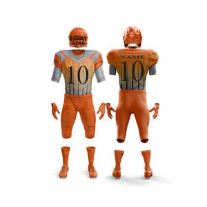 2025 meilleur uniforme de football américain de couleur unie de style différent sublimé uniforme de football américain à séchage rapide - Product Image 4