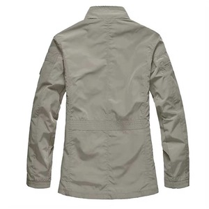 Veste polaire en toile pour hommes de style nouveau décontracté coupe ajustée col montant logo personnalisé écologique - Product Image 2