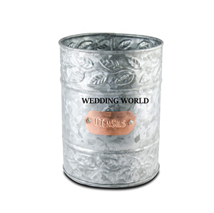 Metal Kitchen Ware Utensil Holder High Quality Tabletop Utensil Holder Hot Selling Luxury Hotel Ware Metal Flatware <b>Caddy</b> - Product Image 6