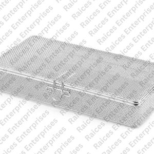 Cesta de esterilización de malla de alambre de grado quirúrgico Premium Bandeja de autoclave de acero alemán Proveedor de bandeja de malla de instrumentos médicos - Product Image 5