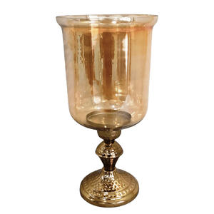 Centre de table de fête, Porte-bougie, Centre de table artisanal, Chandelier en verre, Pots à bougies, Porte-bougie - Product Image 2