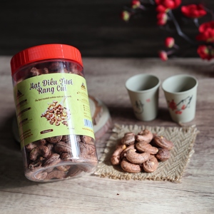 เม็ดมะม่วงหิมพานต์เวียดนามเกรดพรีเมียม อบเกลือ ขนาด W180 บรรจุในกระปุกกลม 500 กรัม (ฝาสีแดง) - ผลิตภัณฑ์จากโรงงานแบรนด์พรีเมียม - Product Image 5