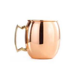 Tazas de mula de Moscú a granel de alta calidad, vaso de cobre minimalista de nuevo diseño, sin plomo, hecho en La India para tazas de cerámica de vodka - Product Image 1