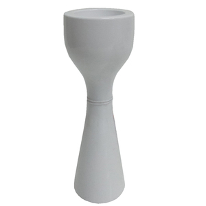 Bougeoir en aluminium pour la décoration de la maison avec T Lite Bougeoir de taille moyenne de couleur blanche et or pour la décoration intérieure faite à la main - Product Image 5