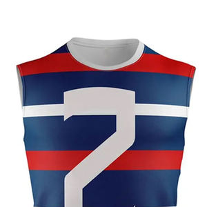 Uniformes sublimados de fútbol americano 7v7 personalizados de alta calidad, equipo de compresión, etiqueta personalizada, logotipo, sublimación 7 en 7 - Product Image 5