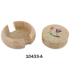 Sous-verre en pierre de culture en marbre Fabricant et fournisseurs de sous-verres en marbre de haute qualité pour la décoration de la maison et des hôtels Dessous de verre en marbre - Product Image 2