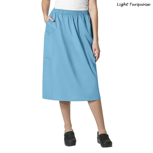 OEM Wholesale Custom Made Women's Scrub Skirts with High Quality Cotton Material Breathable Straight Design Customized Colors - Product Image 5