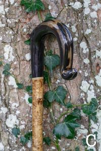 Mango ENSEMBLE Cuerno de búfalo Tamaño personalizado Mango de palo de cuerno de búfalo natural Mango de palo de vaca de color natural de la mejor calidad - Product Image 6