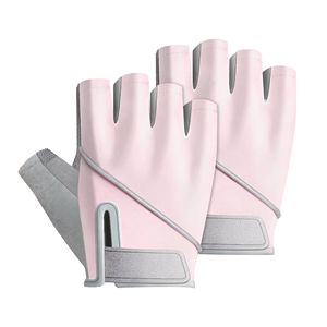 Half-Finger <b>Weight</b> Lifting Fitness Gloves Gym Workout Training Gloves Wholesale Leather Weightlifting Gloves - Product Image 4