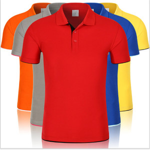 Logo personnalisé 180GSM T-shirts sans couture Grande taille Polos pour hommes de golf de sports unis - Product Image 2