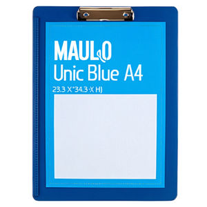 คลิปบอร์ดพลาสติก MAULgo Uni สีฟ้า ขนาด A4 23.3 x 34.3 ซม. (กว้าง x สูง) - Product Image 2
