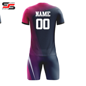 Uniforme de Fútbol de Poliéster 100% con Impresión por Sublimación Completa de Alta Calidad, Uniforme de Fútbol Tipo Polo de Secado Rápido, Precio Económico al por Mayor - Product Image 2