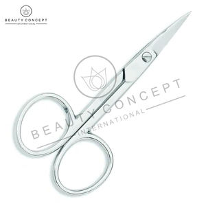 Ciseaux à cuticules en acier inoxydable, droits et courbés, tranchants, pour la manucure et le maquillage des ongles - Product Image 2