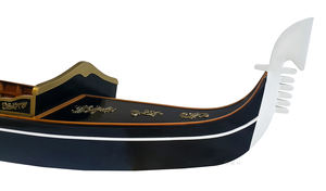 Venetian Gondola Real <b>Boat</b> Elegant Handmade Wooden <b>Rowing</b> <b>Boat</b> for Lake and Resort Use (460Lx120Wx112H cm) - Product Image 3