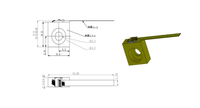 Paquet de diode laser à monture C à lumière rouge optique 1W avec microlentilles FAC 660nm pour la découpe et la gravure du bois