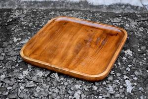 Assiettes de service modernes en bois poli gravé, best-sellers, luxe |   Vaisselle ultra-lisse, durable et écologique pour les restaurants - Product Image 6