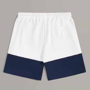 Vente chaude hommes Gym Shorts d'entraînement bas élastiques réglable athlétique polaire éponge solide brodé décontracté poches courtes - Product Image 5