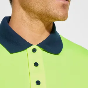 Polo ad Alta Visibilità VEGA LS, Articolo Promozionale per Ambienti ad Alta Visibilità - Product Image 2