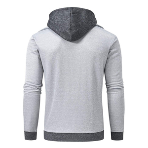 Top Trending Men's Cotton Blended Long Sleeve Oversize Pullover Hoodie Set Sudadera de invierno con nuevos diseños impresos al por mayor - Product Image 4