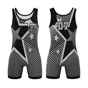 Wrestling Singlets Reversible Full Sublimation High Performance Compression Powerlifting Singlets Youth & Adult Sizes - Product Image 3
