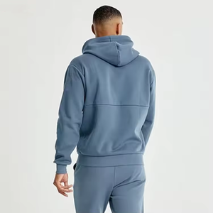 Nuevo personalizado de alta calidad de los hombres de lana de algodón Atlético Fitness correr Sudadera con capucha suelta logotipo personalizado entrenamiento deportes gimnasio sudaderas con capucha para hombres - Product Image 2