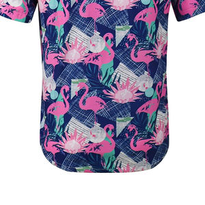 เสื้อเชิ๊ตผู้ชายผ้าคอตตอนพิมพ์ลาย100% พลัสไซส์ใส่ลำลองไม่ยับ - Product Image 3