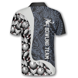 Camisetas de bolos de alta calidad para ligas y torneos, tela ligera y flexible, diseños de sublimación personalizados en toda la prenda. - Product Image 3