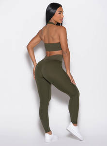 Leggings de yoga de gymnastique taille haute pour femmes pantalon élastique à séchage rapide prix d'usine - Product Image 3