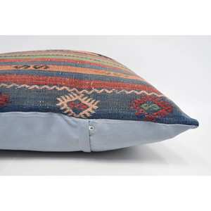 28x28 pouces écologique antidérapant amovible lavable artistique décor à la maison traversin oreiller multicolore laine Kantha Patchwork Vintage - Product Image 5