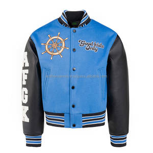 <b>Men</b> Retro Letterman <b>Jacket</b> for Winter <b>Lightweight</b> Baseball <b>Jacket</b> for Daily Wear - Product Image 1