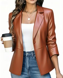 Veste en cuir véritable pour homme, coupe ajustée élégante, vente en gros, vêtements de mode, design personnalisé, veste en cuir pakistanaise, doublure en coton - Product Image 5