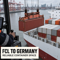 Agent maritime FCL vers l'Allemagne depuis la Chine, transitaire pour conteneurs complets, fret maritime, dédouanement, service de livraison